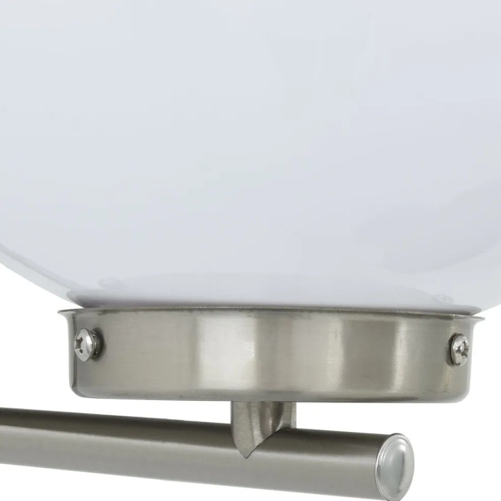 vidaXL Buiten Wandlamp zilver 29 x 25 x 33 cm