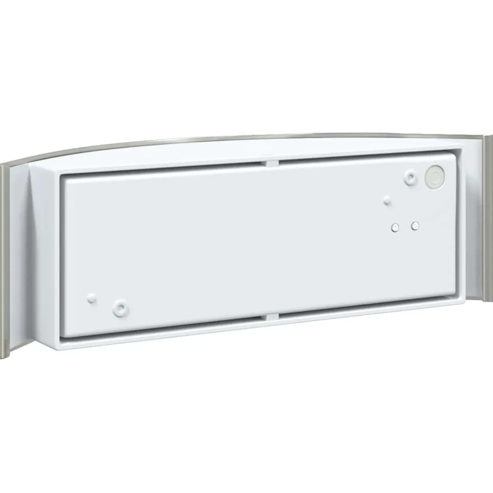 vidaXL Buiten Wandlamp zilver 32 x 10 x 10 cm