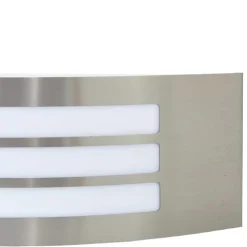 vidaXL Buiten Wandlamp zilver 32 x 10 x 10 cm