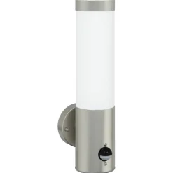 vidaXL Buiten Wandlamp Zilver 12 x 8,5 x 29 cm