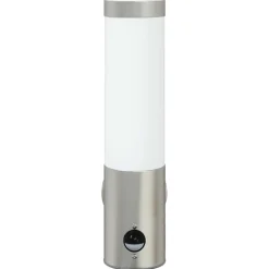 vidaXL Buiten Wandlamp Zilver 12 x 8,5 x 29 cm