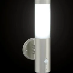vidaXL Buiten Wandlamp zilver 15 x 7,5 x 33 cm