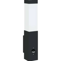 vidaXL Buiten Wandlamp Zwart 10.5 x 6 x 33 cm