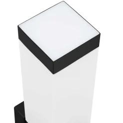 vidaXL Buiten Wandlamp Zwart 10.5 x 6 x 33 cm