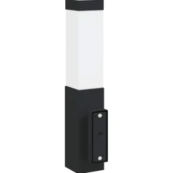 vidaXL Buiten Wandlamp Zwart 10.5 x 6 x 33 cm