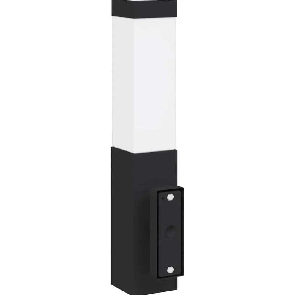 vidaXL Buiten Wandlamp Zwart 10.5 x 6 x 33 cm
