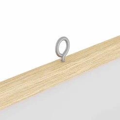vidaXL Bulletinbord 80 x 80 x 1.4 cm Massief grenenhout Wit Opvouwbaar
