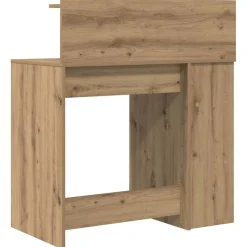 vidaXL Bureau Artisan Eiken Bewerkt hout 90 x 48 x 101,5 cm
