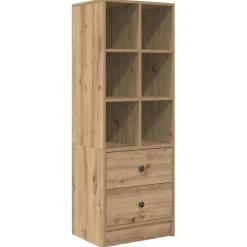 vidaXL Bureau Artisan Eiken 115,5 x 50 x 127 cm 2 st