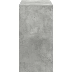 vidaXL Bureau Beton Grijs Bewerkt hout 90 x 37,5 x 75 cm