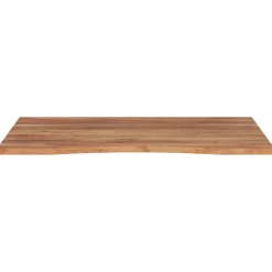 vidaXL Bureaublad rechthoekig 100x80x2,5 cm massief acaciahout