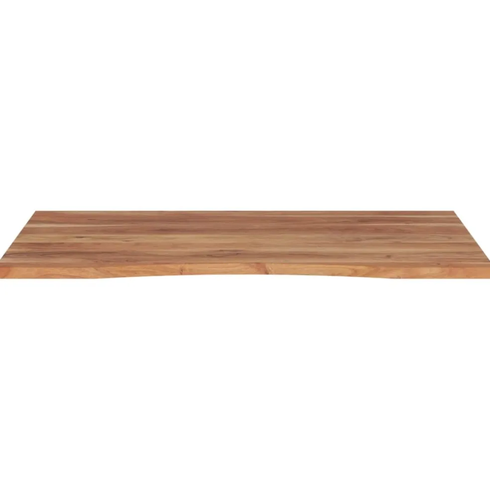 vidaXL Bureaublad rechthoekig 100x80x2,5 cm massief acaciahout
