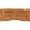 vidaXL Bureaublad rechthoekig 120x50x2,5 cm massief acaciahout