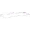 vidaXL Bureaublad rechthoekig 120x60x2,5 cm massief acaciahout