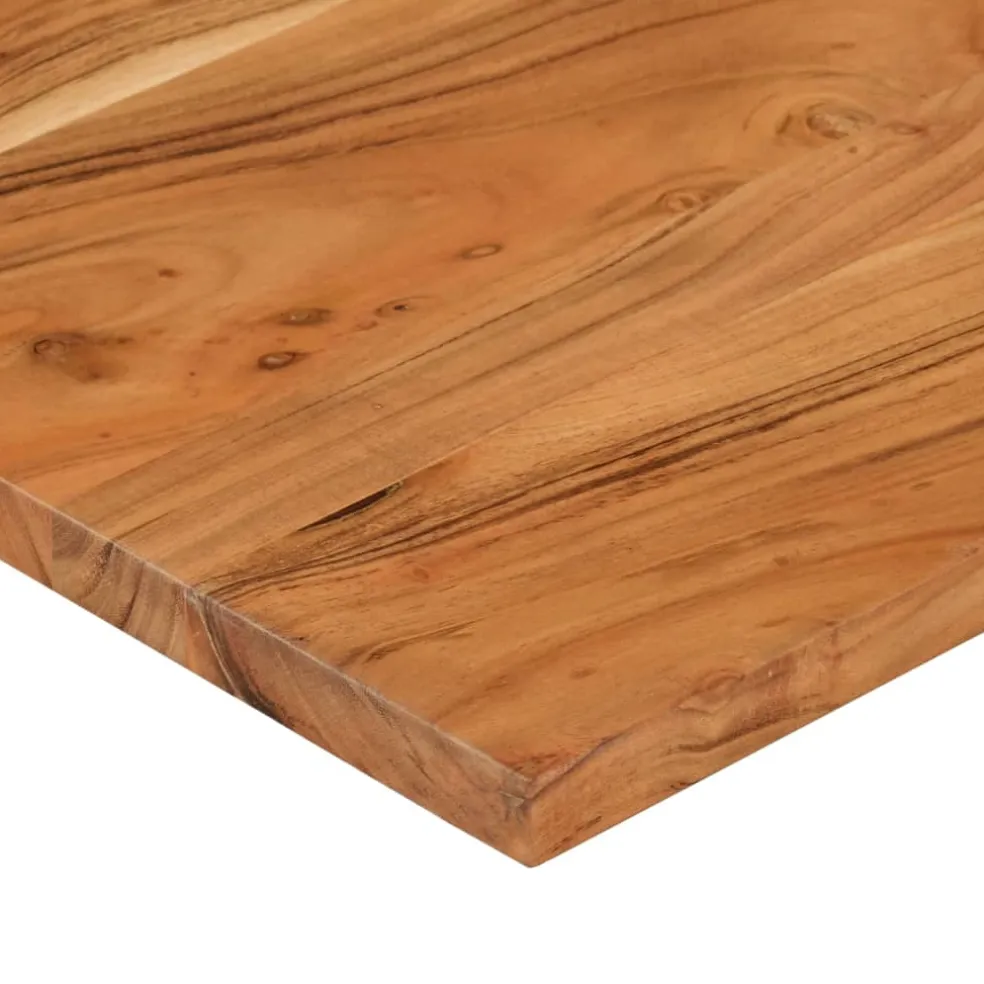 vidaXL Bureaublad rechthoekig 120x60x2,5 cm massief acaciahout