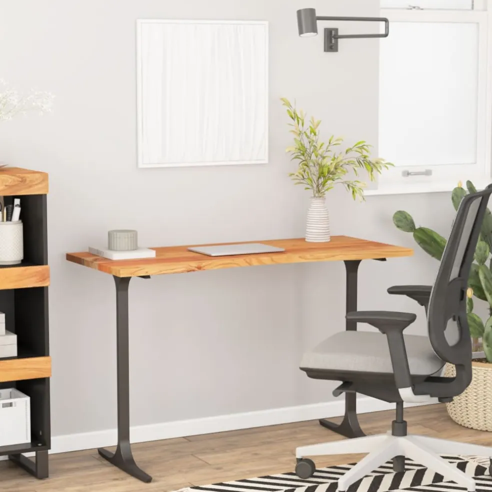 vidaXL Bureaublad rechthoekig 120x60x2,5 cm massief acaciahout