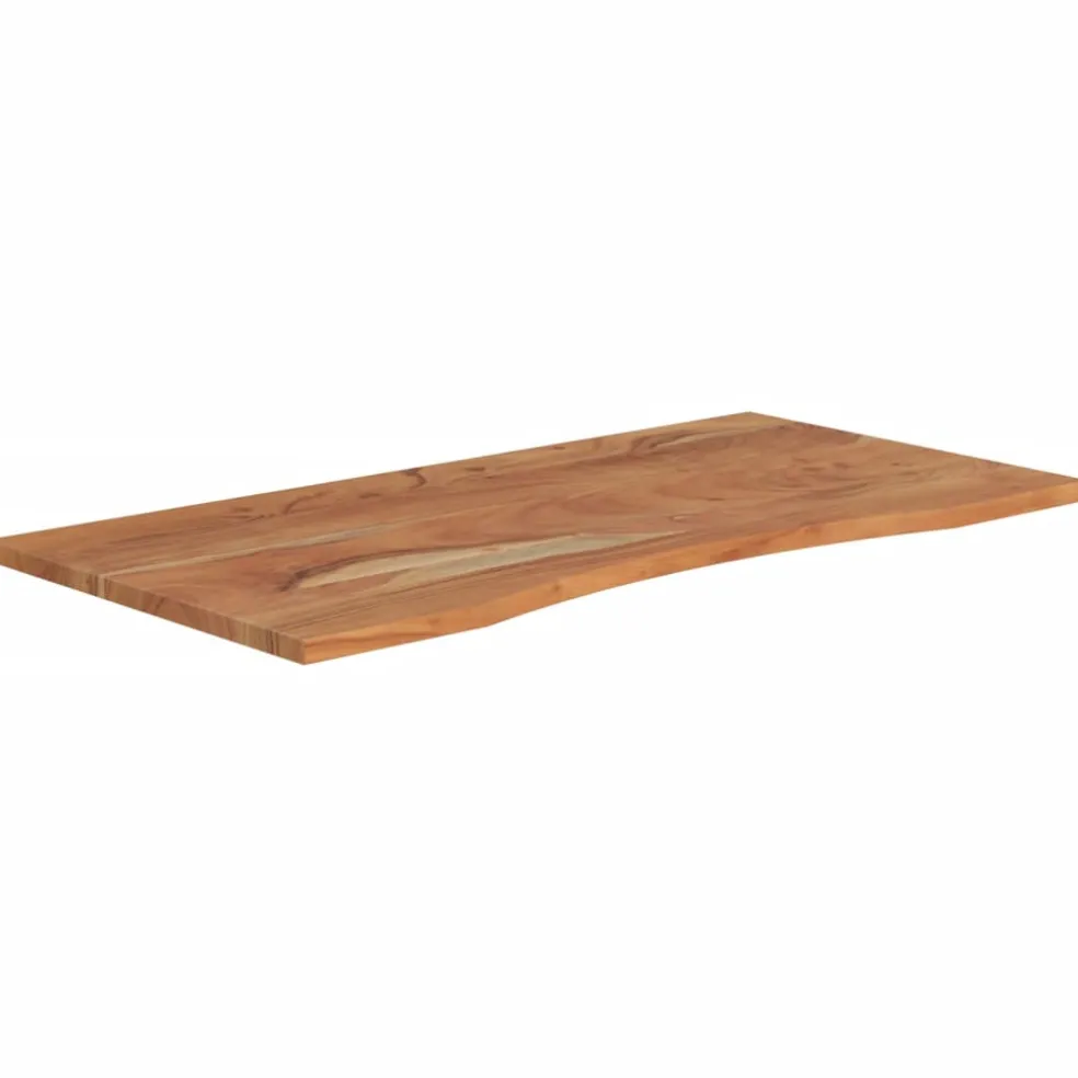 vidaXL Bureaublad rechthoekig 120x60x2,5 cm massief acaciahout