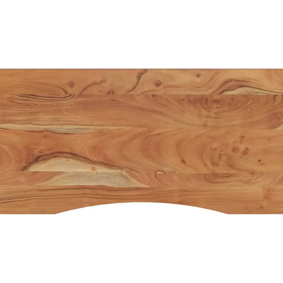 vidaXL Bureaublad rechthoekig 120x60x2,5 cm massief acaciahout