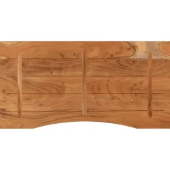 vidaXL Bureaublad rechthoekig 120x60x2,5 cm massief acaciahout