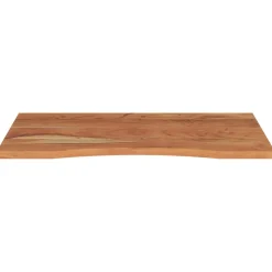 vidaXL Bureaublad rechthoekig 80x50x2,5cm massief eikenhout lichtbruin