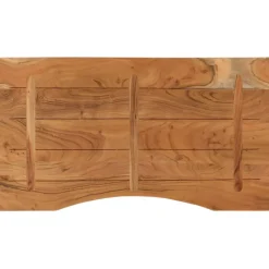 vidaXL Bureaublad rechthoekig 90x50x2,5 cm massief acaciahout