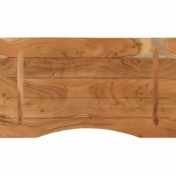 vidaXL Bureaublad rechthoekig 80x50x2,5 cm massief acaciahout