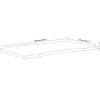 vidaXL Bureaublad rechthoekig 100x50x2,5 cm massief acaciahout