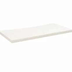vidaXL Bureaublad 80x40x2,5 cm massief grenenhout wit