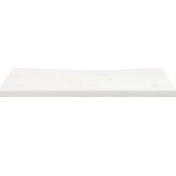 vidaXL Bureaublad 80x40x2,5 cm massief grenenhout wit
