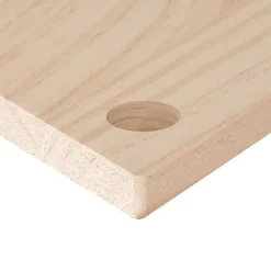 vidaXL Bureaublad 80x40x2,5 cm massief grenenhout