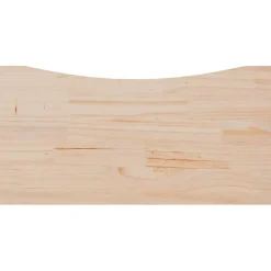 vidaXL Bureaublad 80x40x2,5 cm massief grenenhout