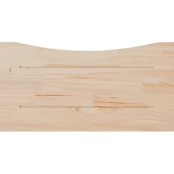vidaXL Bureaublad 80x40x2,5 cm massief grenenhout