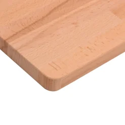 vidaXL Bureaublad 80x55x2,5 cm massief beukenhout