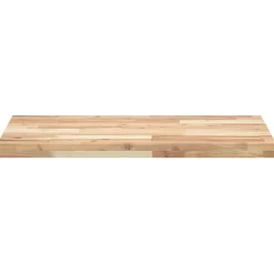 vidaXL Bureaublad 140x50x4 cm onbehandeld massief acaciahout