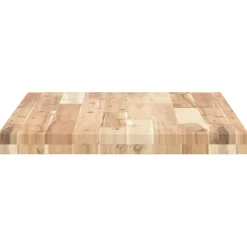vidaXL Bureaublad 140x50x4 cm onbehandeld massief acaciahout