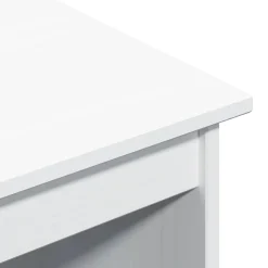 vidaXL Bureau en rollende kast set MOSS 2 st Wit