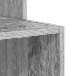 vidaXL Bureau Grijs Sonoma 106 x 41 x 88.5 cm Bewerkt hout