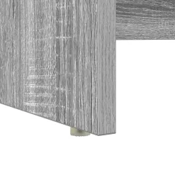 vidaXL Bureau Grijs Sonoma 120,5 x 44 x 88,5 cm Bewerkt hout