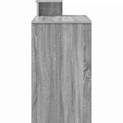 vidaXL Bureau Grijs Sonoma 120,5 x 44 x 88,5 cm Bewerkt hout