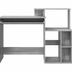 vidaXL Bureau Grijs Sonoma 120,5 x 44 x 88,5 cm Bewerkt hout
