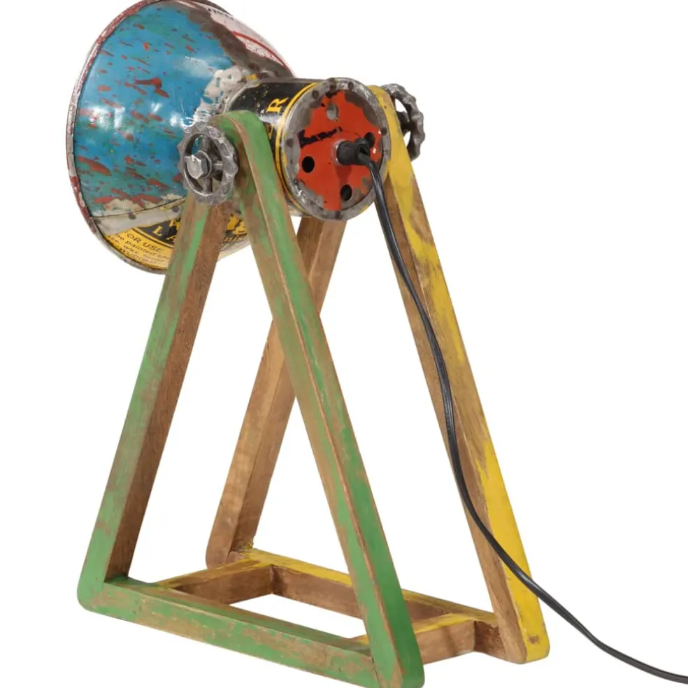 vidaXL Bureaulamp 25 W E27 30x17x40 cm meerkleurig