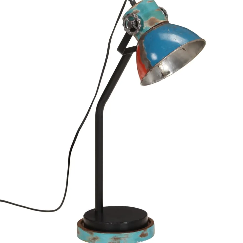 vidaXL Bureaulamp 25 W E27 18x18x60 cm meerkleurig