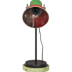 vidaXL Bureaulamp 25 W E27 17x17x50 cm meerkleurig