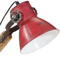 vidaXL Bureaulamp 25 W E27 23x18x96 cm verweerd rood