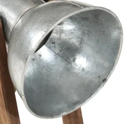 vidaXL Bureaulamp 25 W E27 30x17x40 cm vintage zilverkleurig