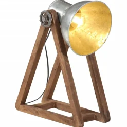 vidaXL Bureaulamp 25 W E27 30x17x40 cm vintage zilverkleurig
