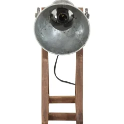 vidaXL Bureaulamp 25 W E27 30x17x40 cm vintage zilverkleurig
