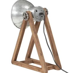 vidaXL Bureaulamp 25 W E27 30x17x40 cm vintage zilverkleurig