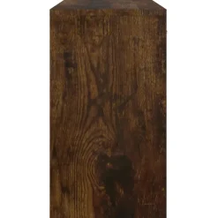 vidaXL Bureau met kast en lade 100x40x73 cm bewerkt hout gerookt eiken