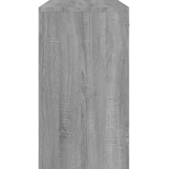 vidaXL Bureau met kast en lade 100x40x73 cm bewerkt hout grijs sonoma